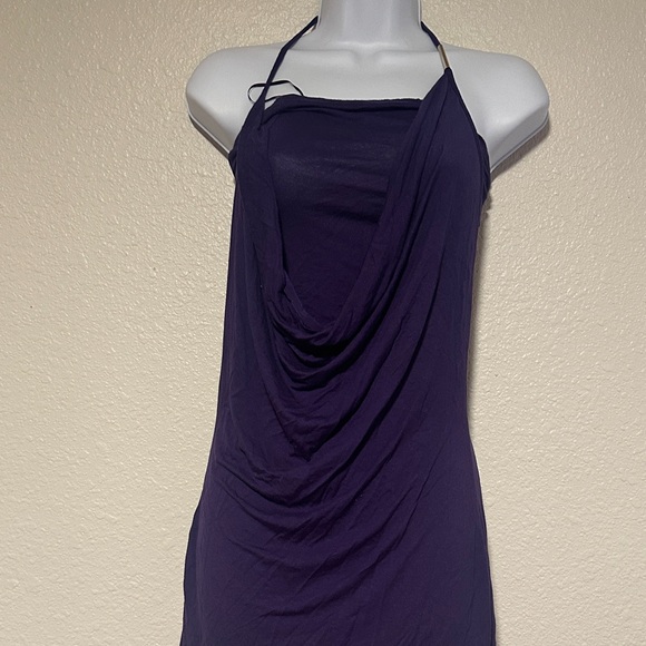 PattyBoutik Women's Purple Halter Tank Top - Picture 1 of 4